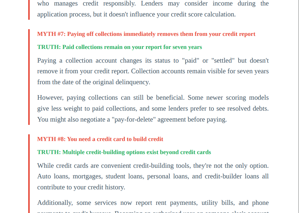 STOP Believing Credit Lies That Are Costing You Money!