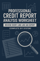 Professional Credit Report Analysis Worksheet: Review Every Line Like an Expert (Complete DIY System)