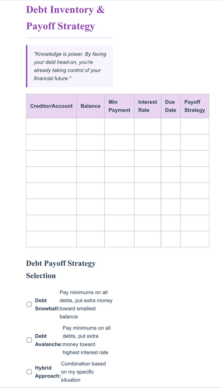 Women's Financial Empowerment Bundle: Credit Education Guide + Progress Tracking Journal