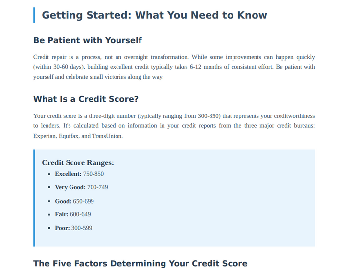 Ultimate Credit Repair Bundle: Complete System + Empowerment Guide - Quickly Transform Your Credit Score