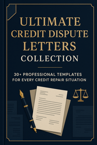 Ultimate Credit Dispute Letters Collection: 30+ Professional Templates for Every Credit Repair Situation
